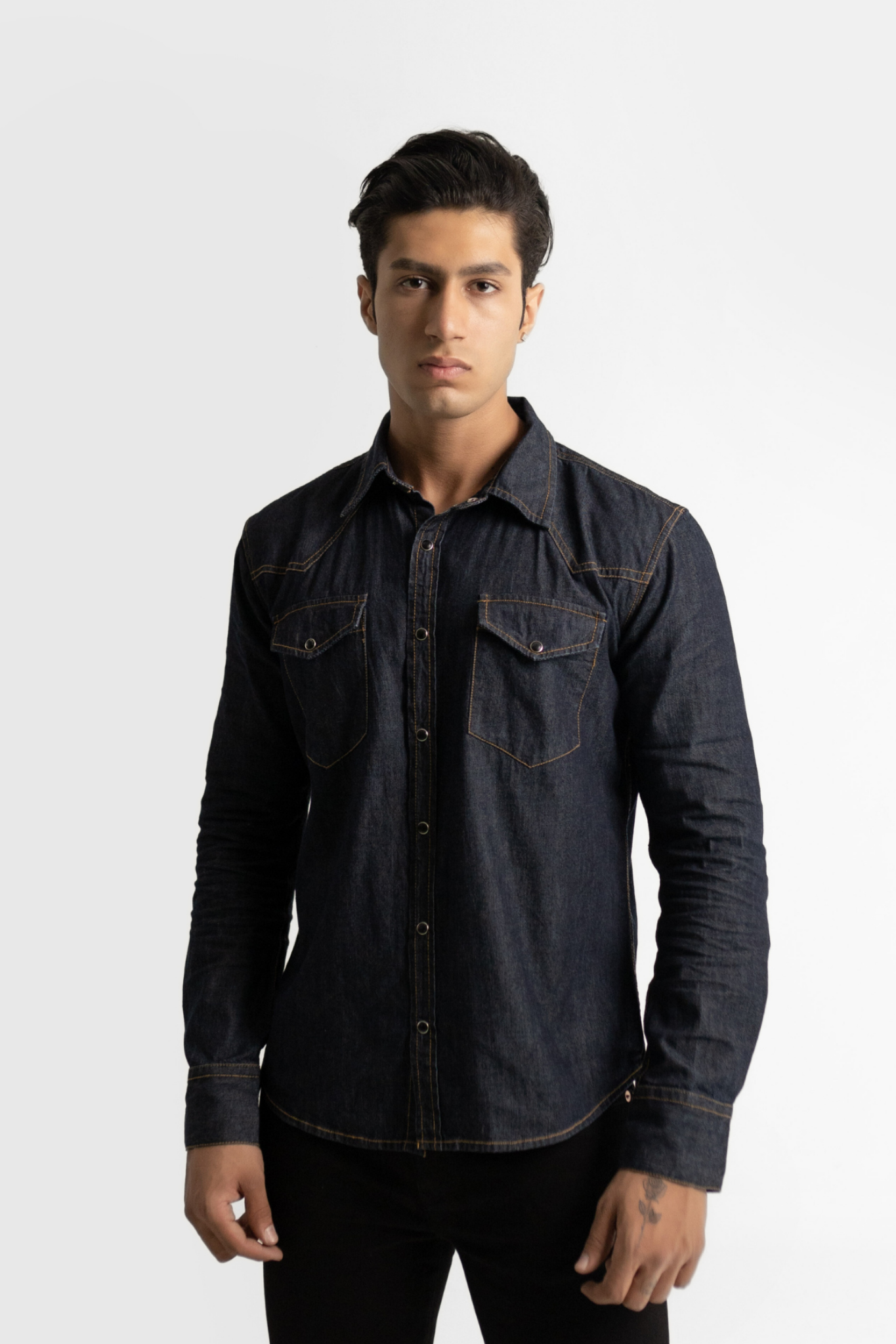 Selvedge Denim Shirt- Indigo