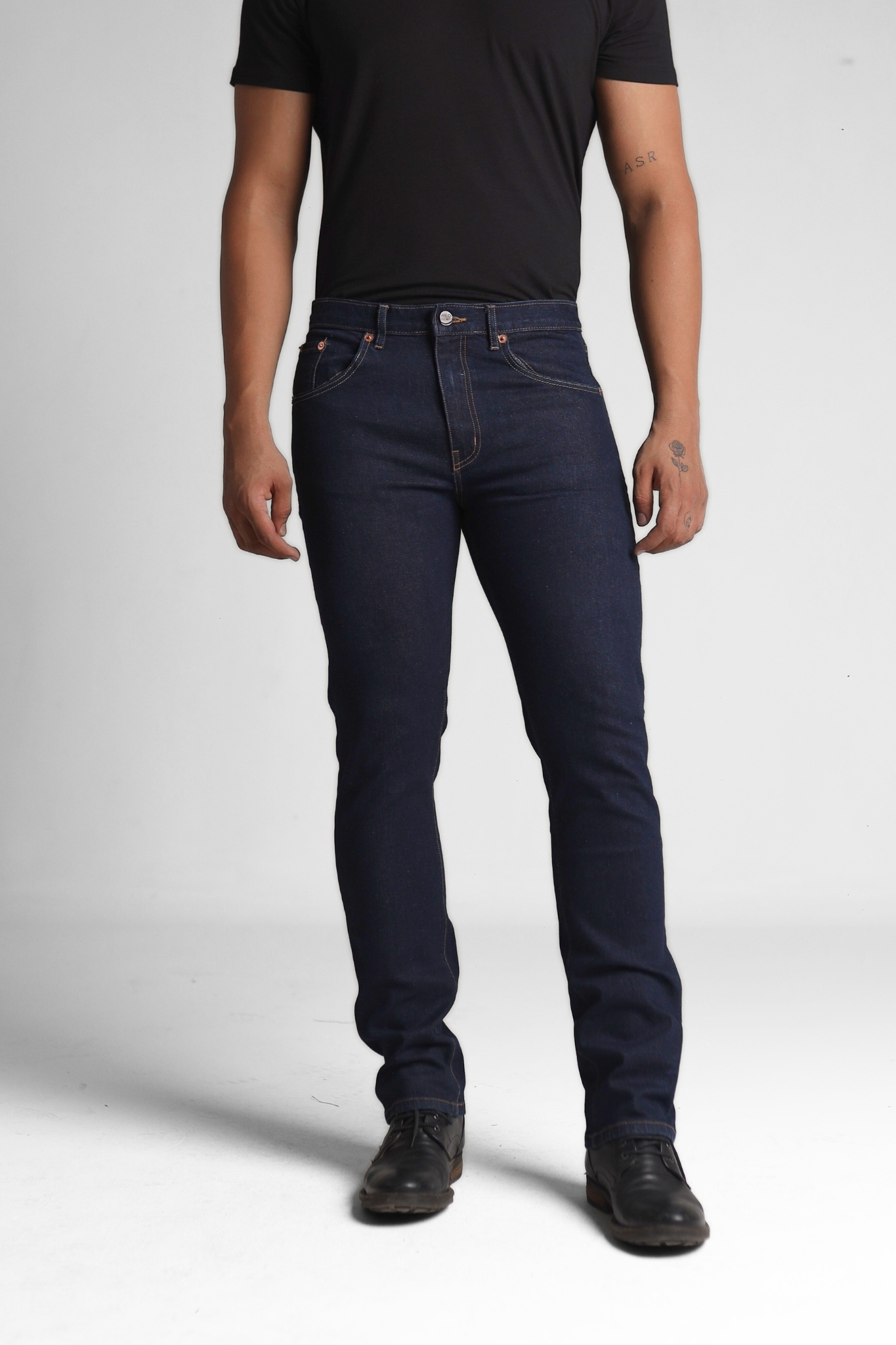 Selvedge Denim Straight Jeans- Indigo – Rose by Darks