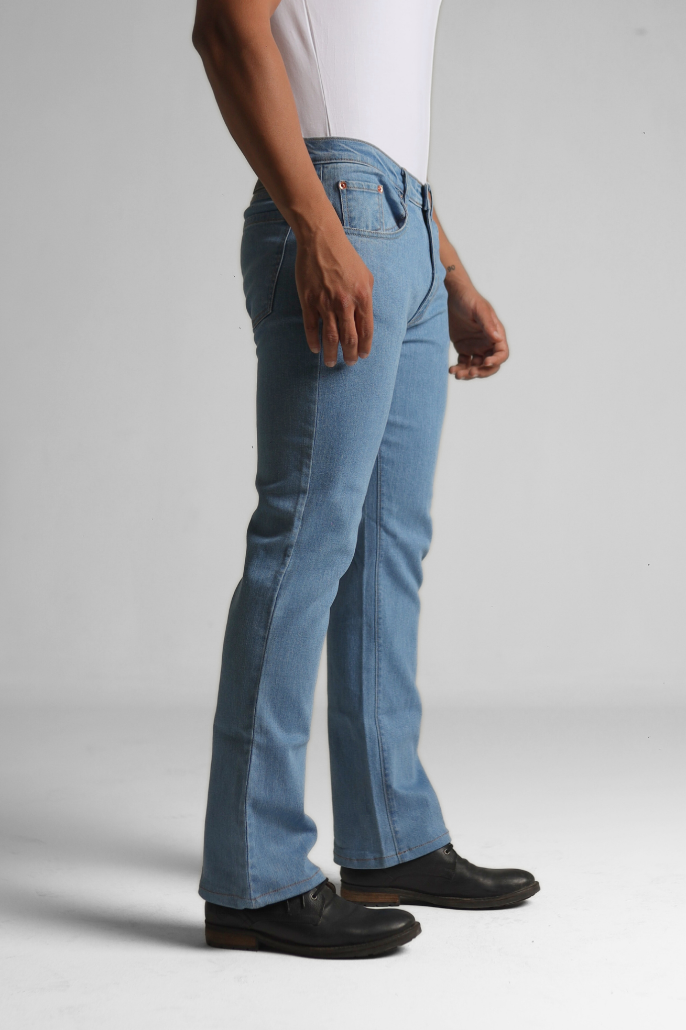 Denim Straight  - Light Blue Jeans