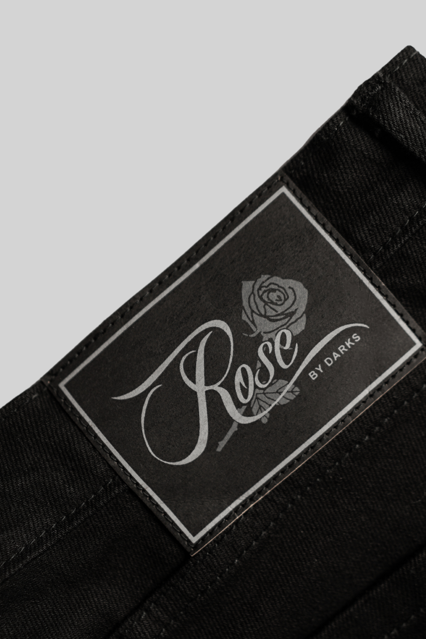 Denim  Straight Jeans - Black
