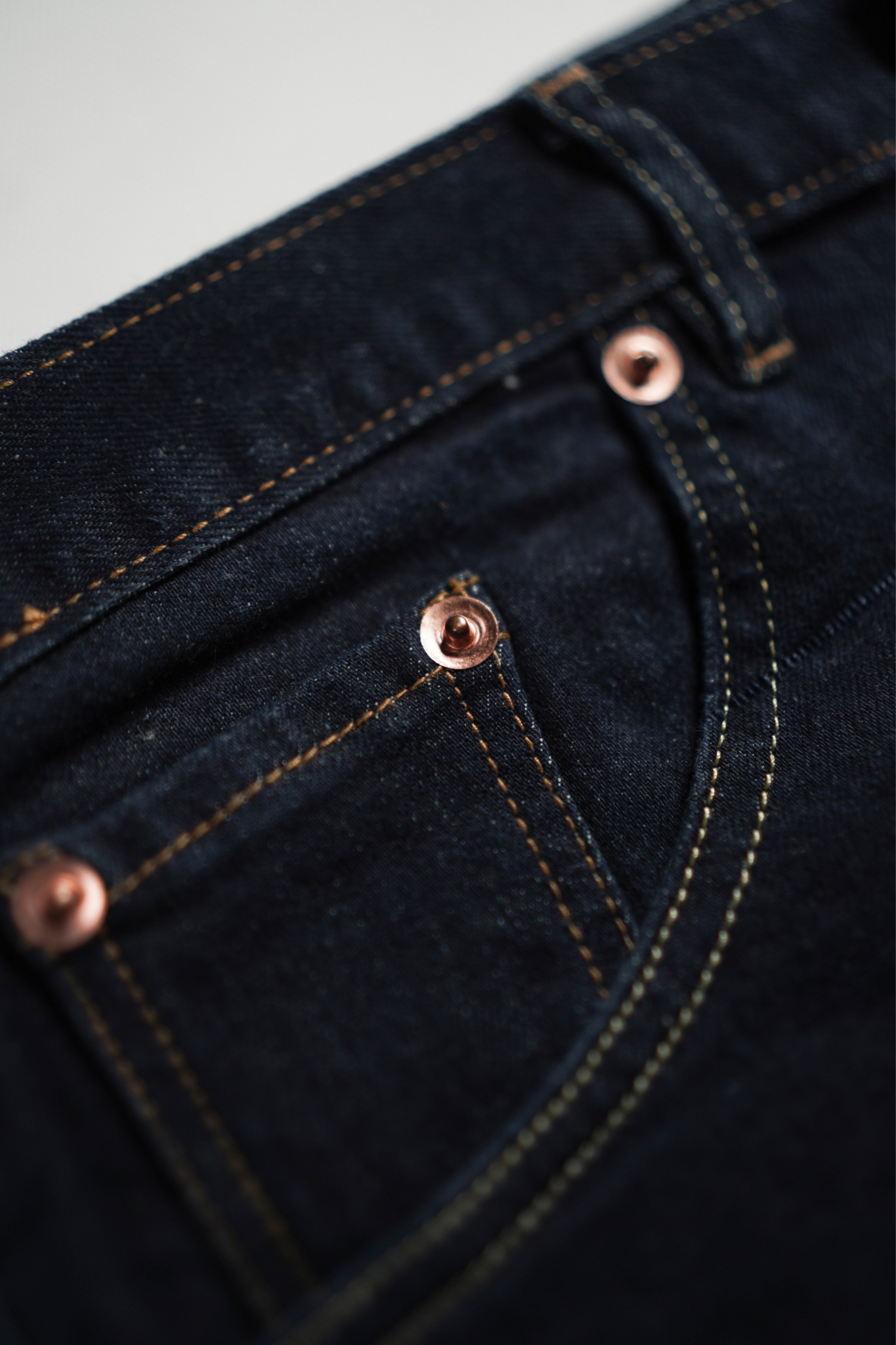 Selvedge Denim Straight Jeans- Indigo