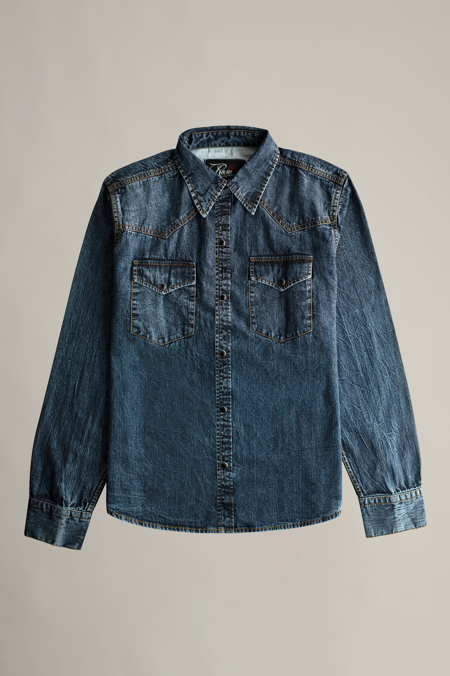 Selvedge Denim Shirt- Light Blue