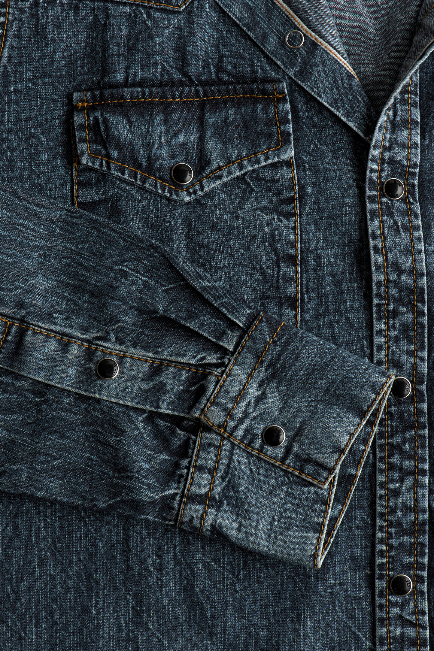 Selvedge Denim Shirt- Light Blue