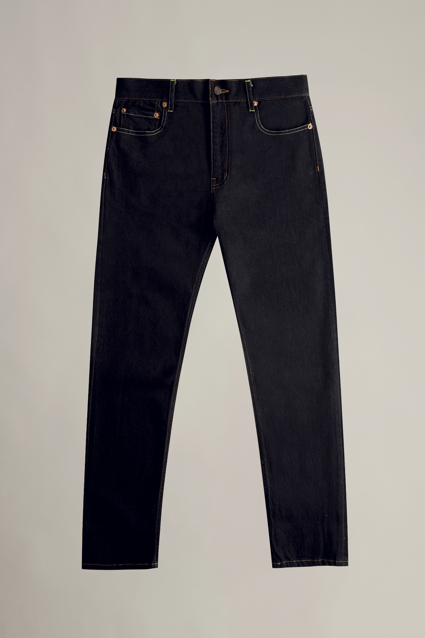 Selvedge Denim Straight Jeans- Indigo