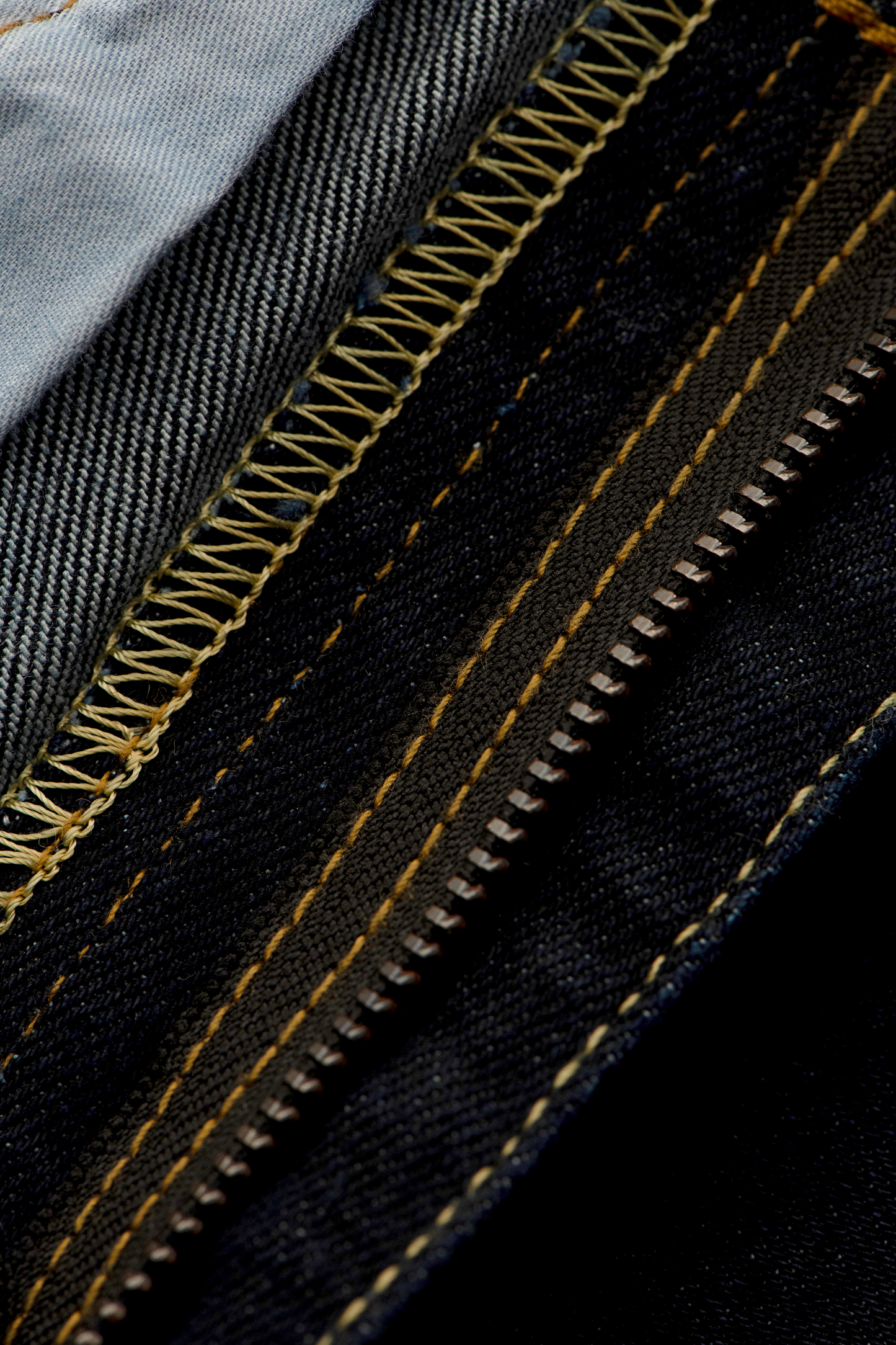 Selvedge Denim Straight Jeans- Indigo