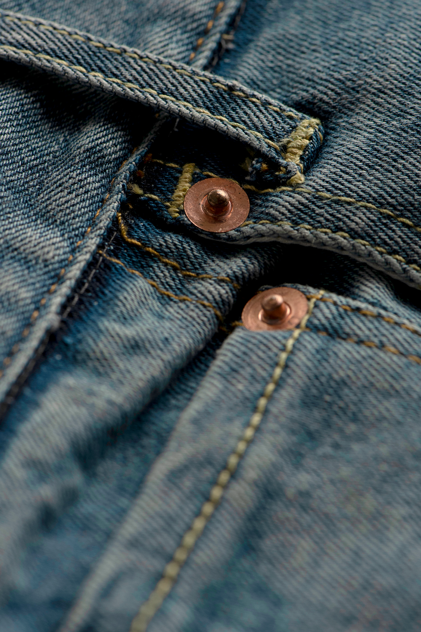 Selvedge Denim Straight Jeans- Light Blue