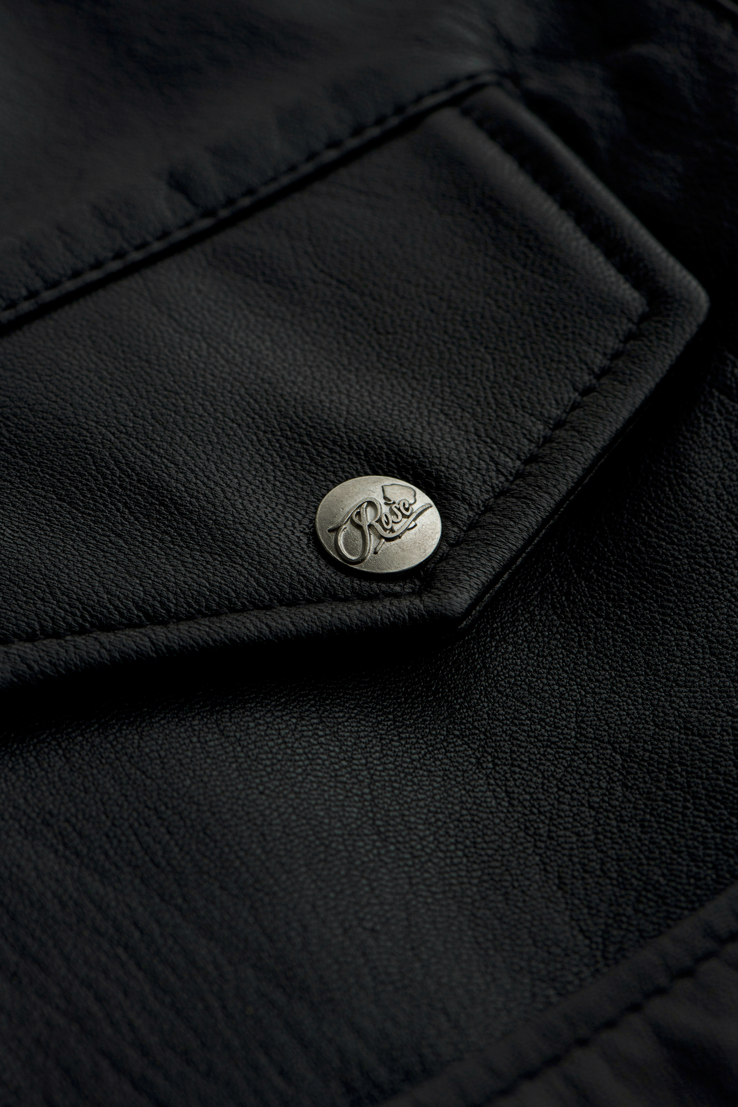 The Biker Nappa Leather Jacket- Black