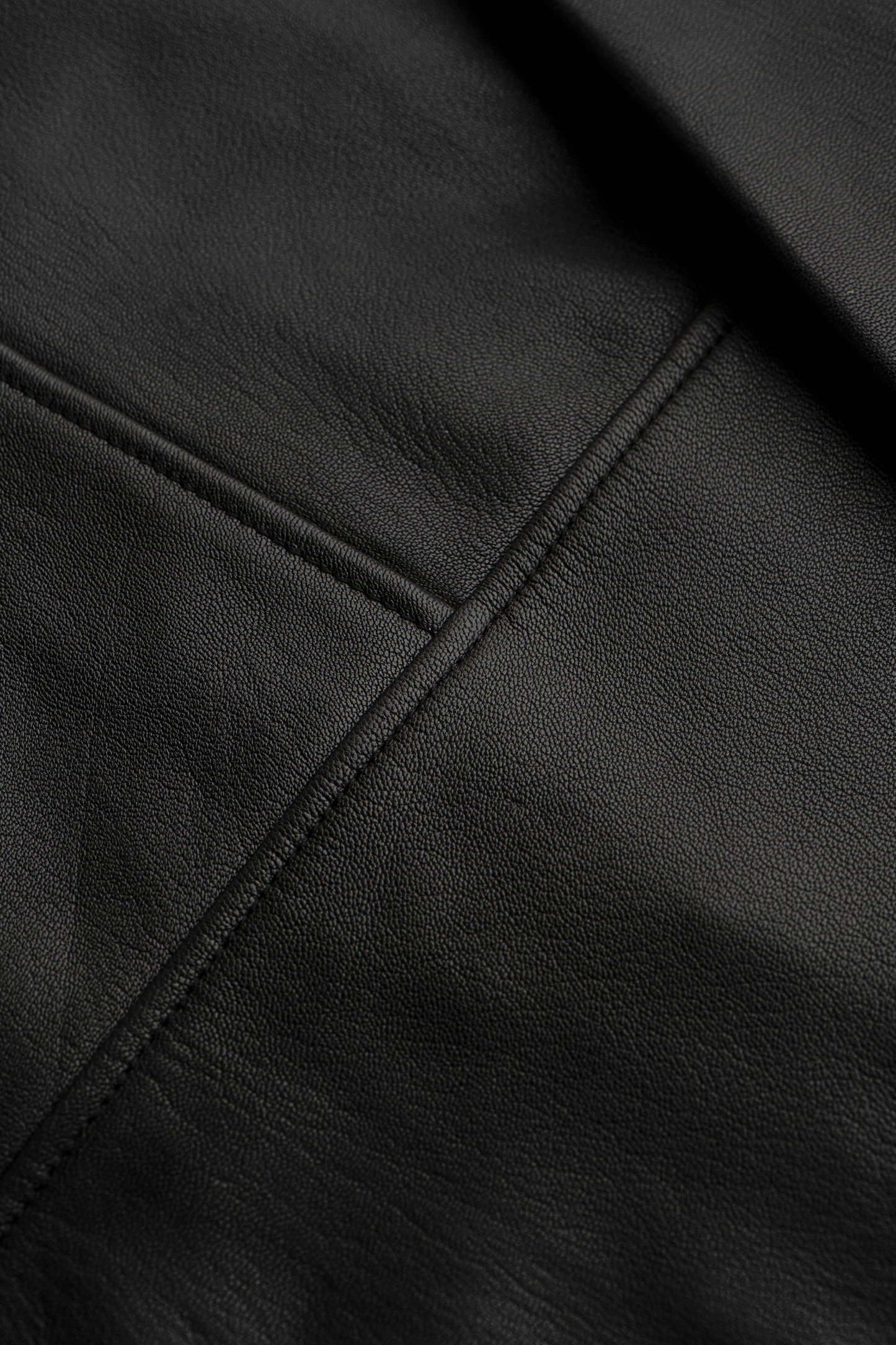 The Biker Nappa Leather Jacket- Black