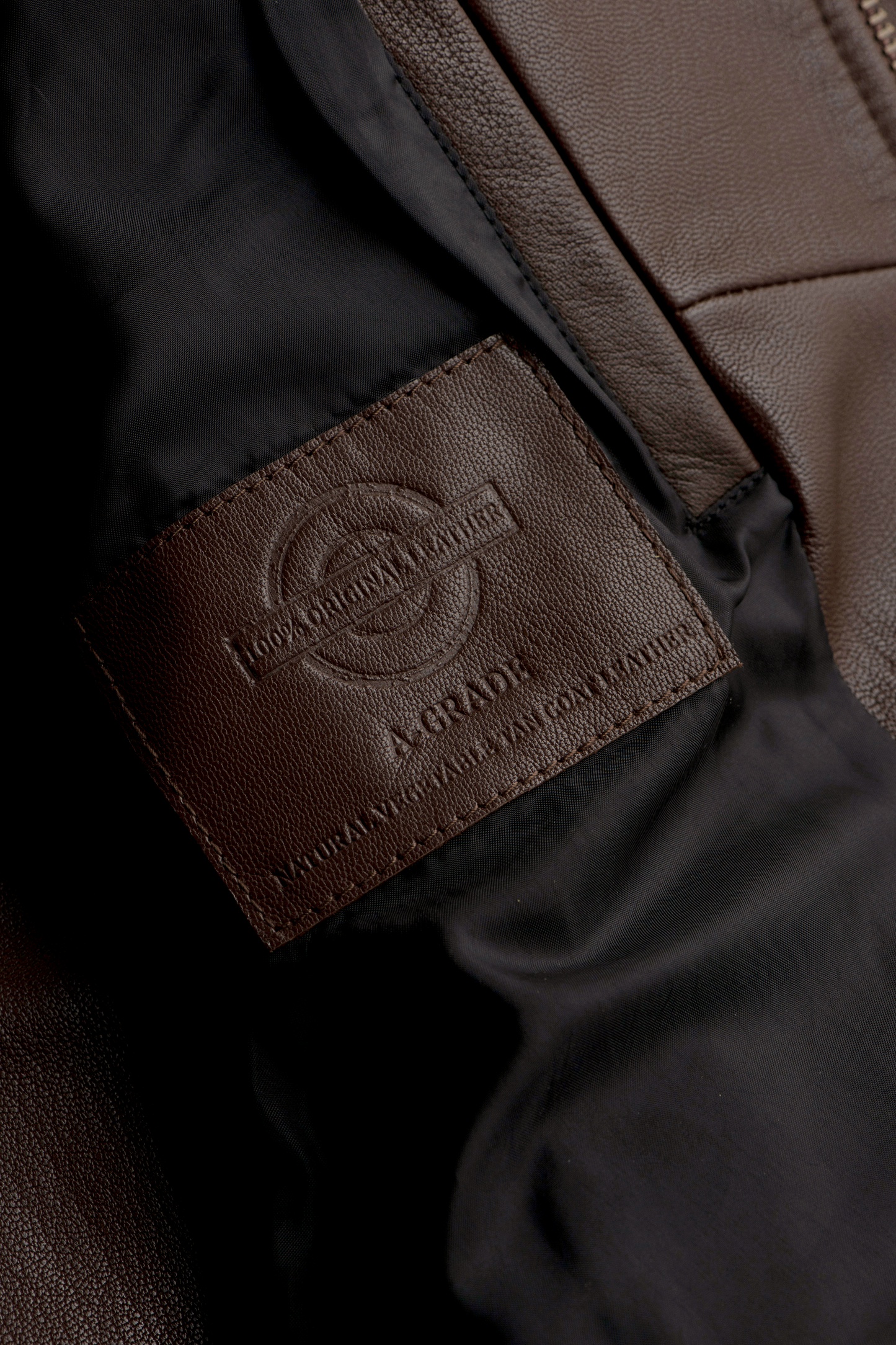 The Racer Nappa Leather Jacket- Tan