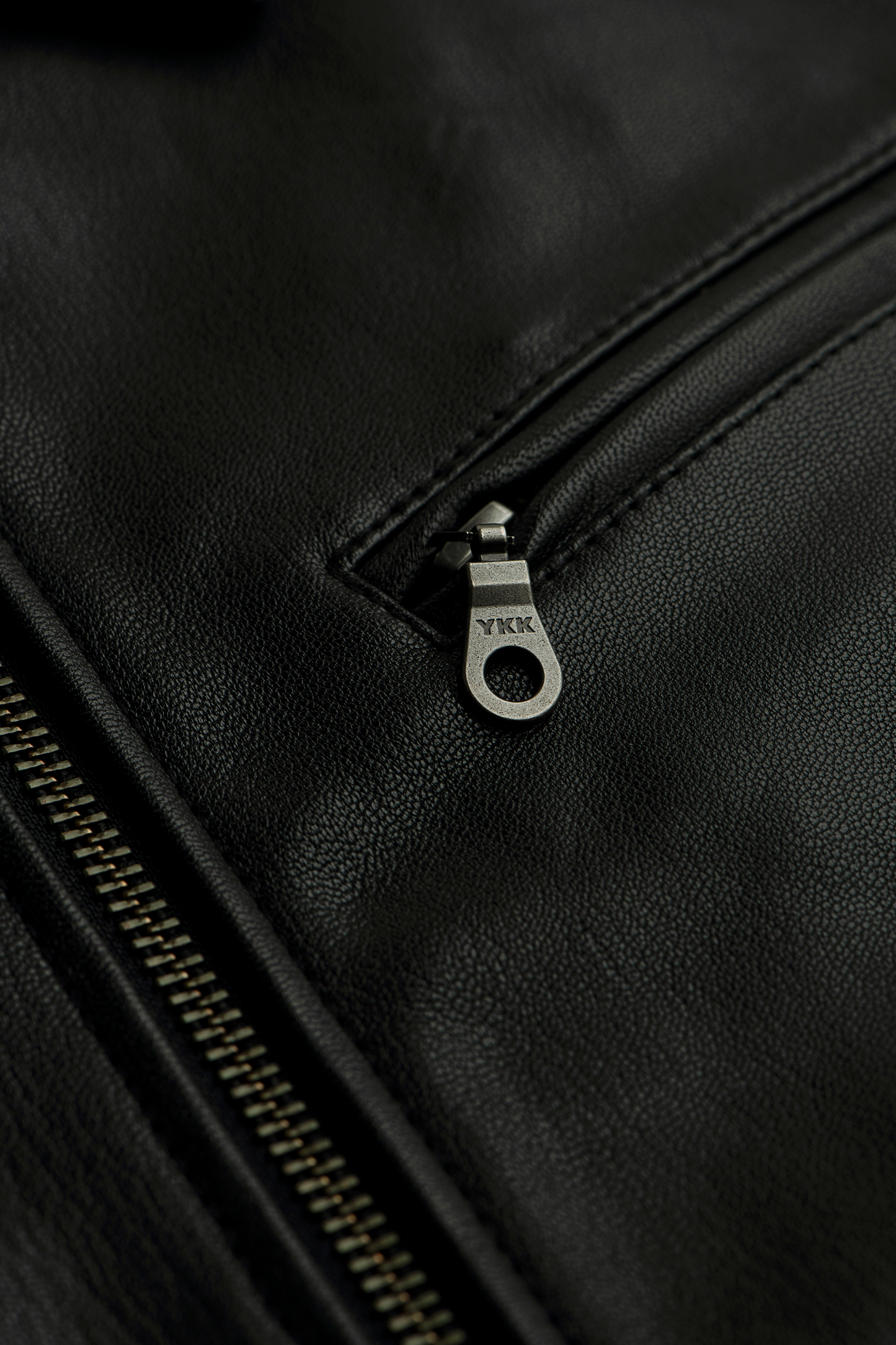 The Classic Nappa Leather Jacket- Black