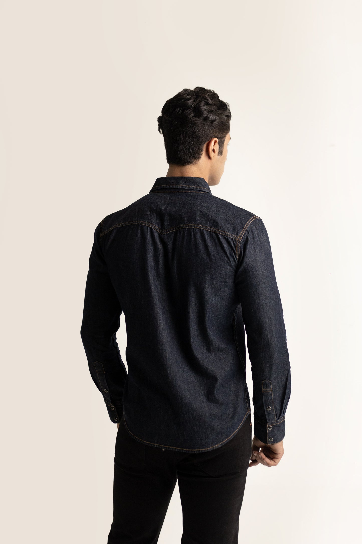 Selvedge Denim Shirt-Indigo