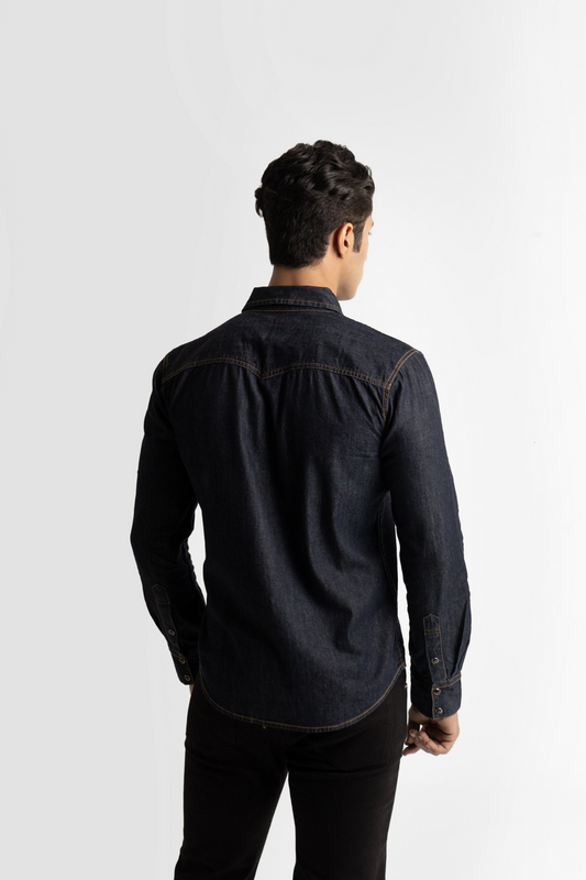 Selvedge Denim Shirt- Indigo