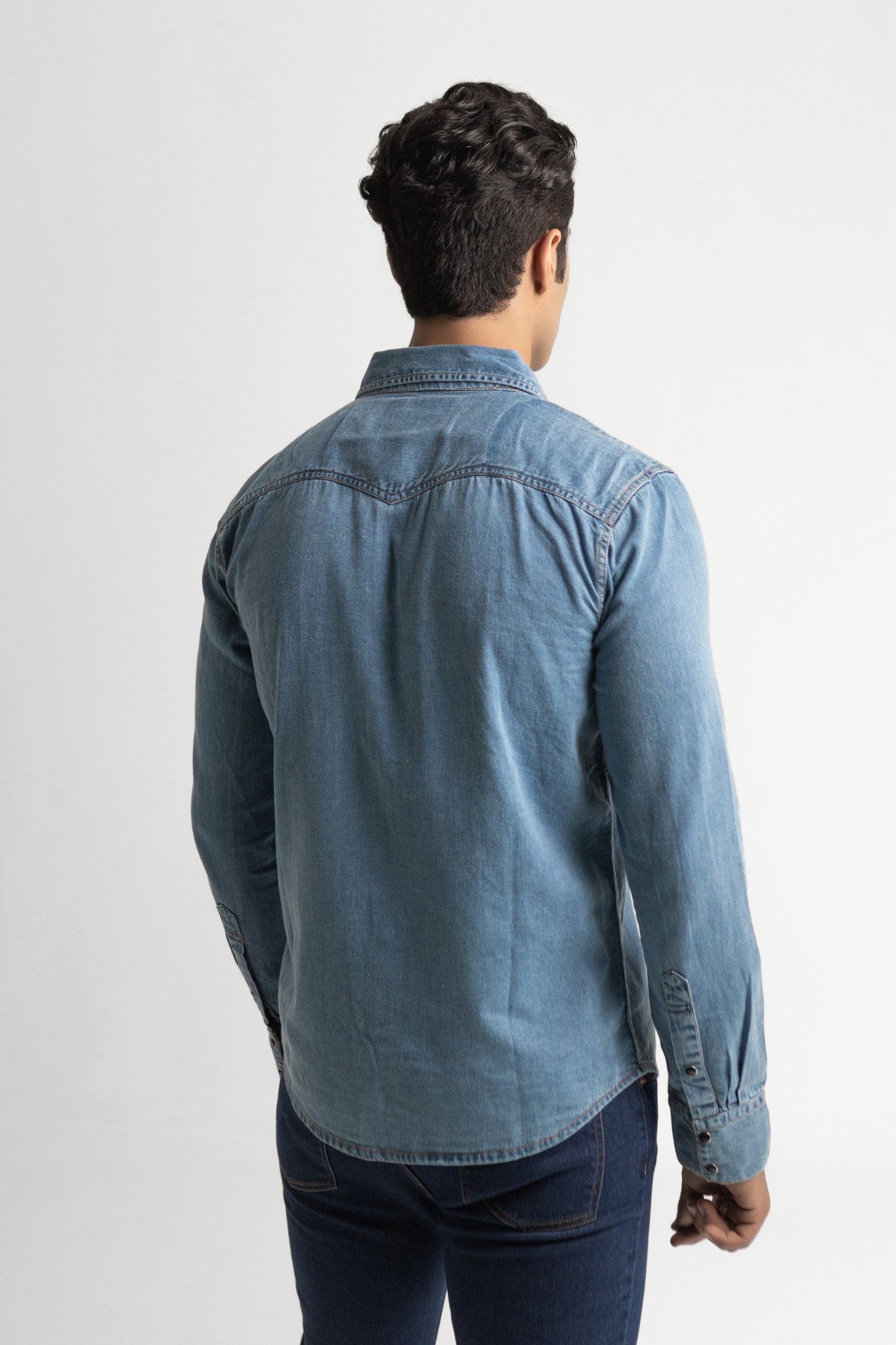 Denim Shirt- Light Blue