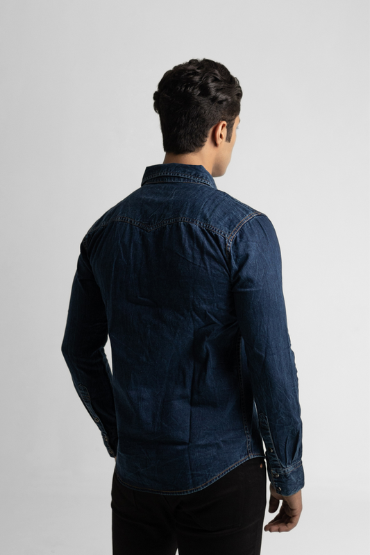 Denim Shirt-Indigo