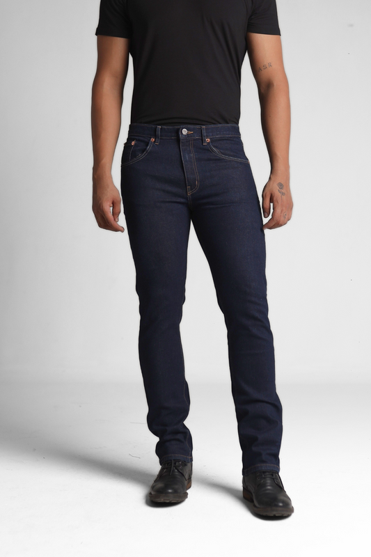 Selvedge Denim Straight Jeans- Indigo