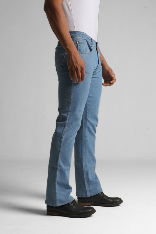 Denim Straight  - Light Blue Jeans