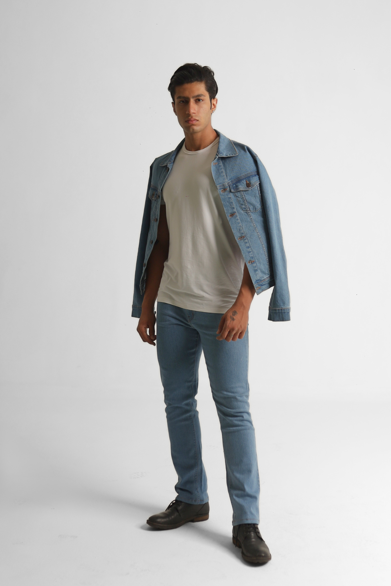 Denim Straight  - Light Blue Jeans