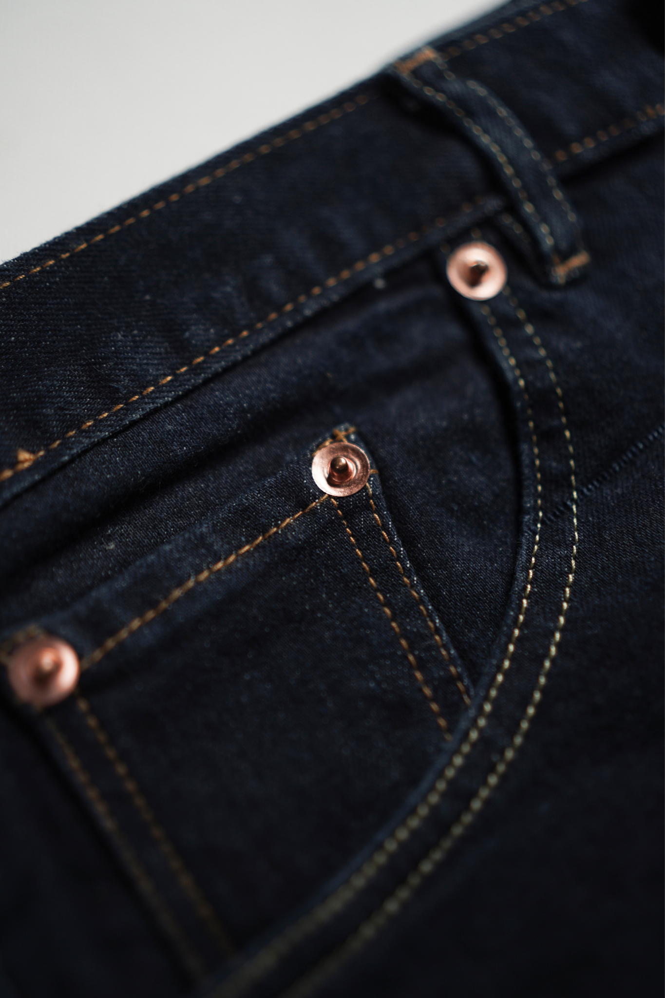 Selvedge Denim Boot Cut Jeans- Indigo