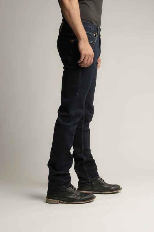 Selvedge Denim Straight Jeans- Indigo