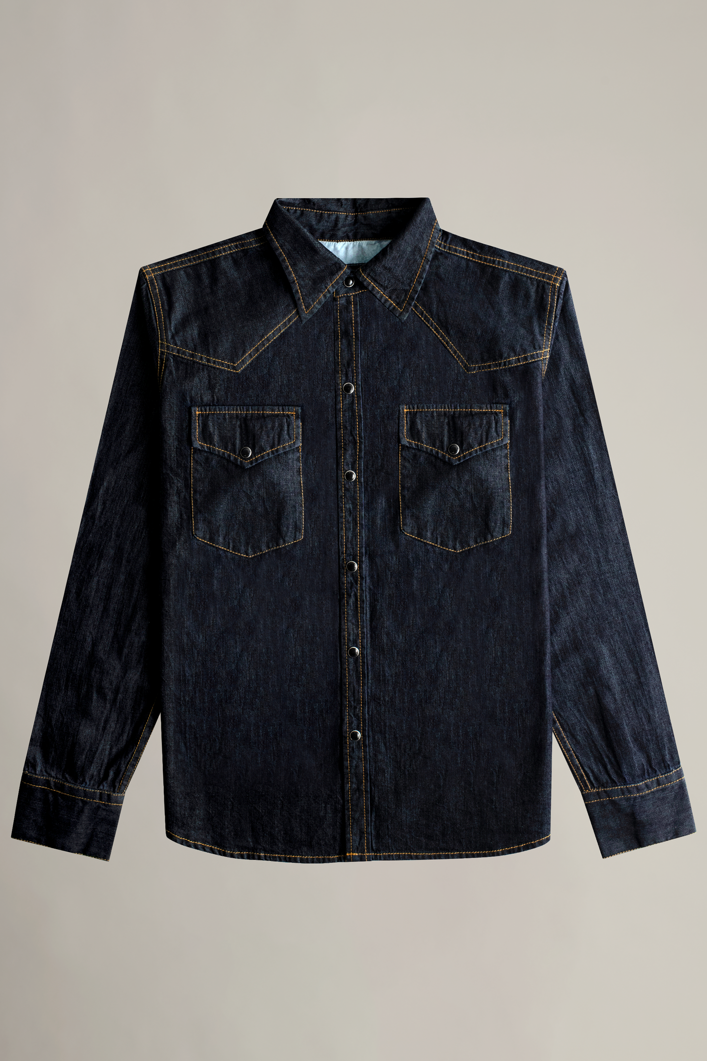 Selvedge Denim Shirt-Indigo